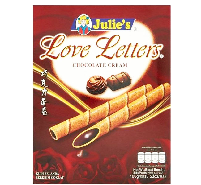Julie's Chocolate Cream Biscut Wafer 100g