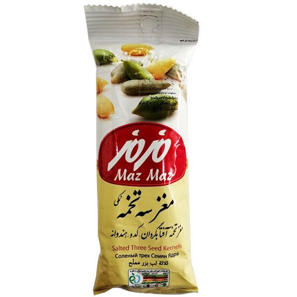 مكسرات مزمز ثلاثه لب بزر مملح 40ج