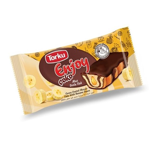 Torku Enjoy Cocoa Coted With Banana Sauce Cake 40g