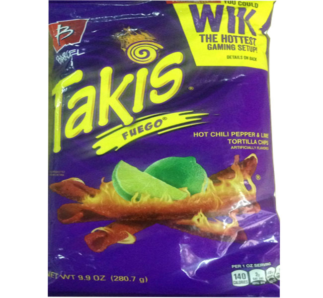 Barcel Takis Fuego Hot Chili Pepper&amp;Lime Chips 280.7g