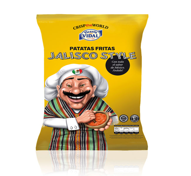 Vicent Vidal Patatas Fritas Jalisco Style potato 35g