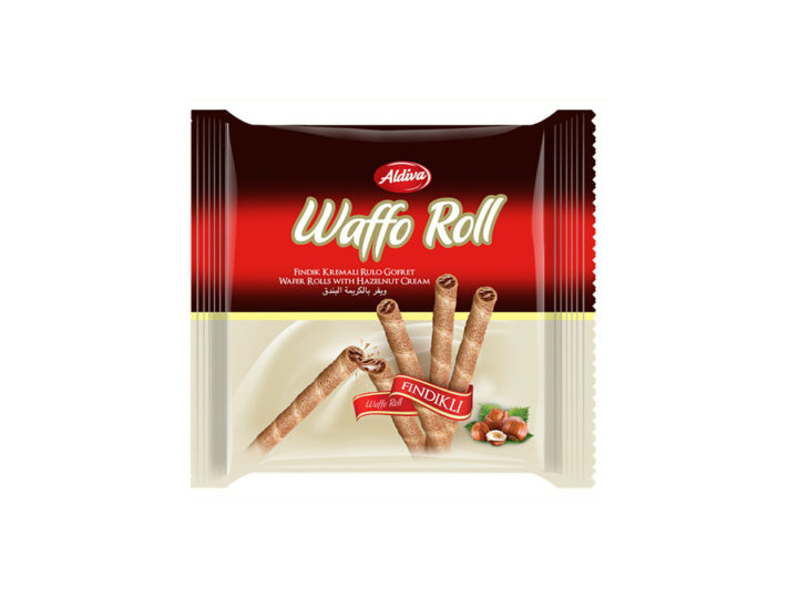 Aldiva Hazelnut Creme Waffo Roll Wafer 20g