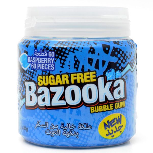 Bazooka Bubble Gum Raspberry Candy 84g