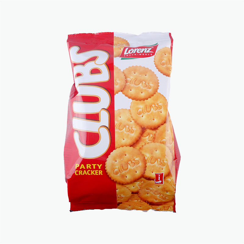 Lorenz Clubs Party Cracker Biscuit 150g