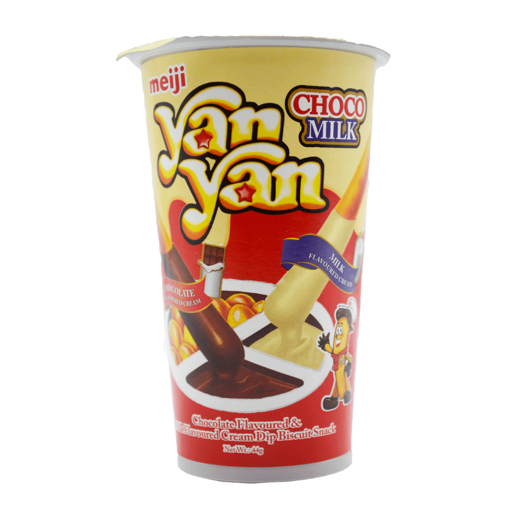 Meiji Yan Yan Choco Vanilla Dip Biscuit 44g
