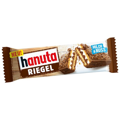 Ferrero Hanuta Riegel Milch &amp; Nuss Chocolate 34.5g