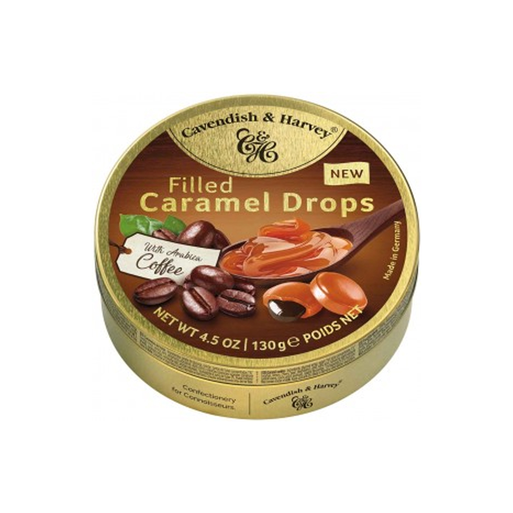 Cavendish &amp; Harvey Filled Caramel Coffe Drops Candy 130g