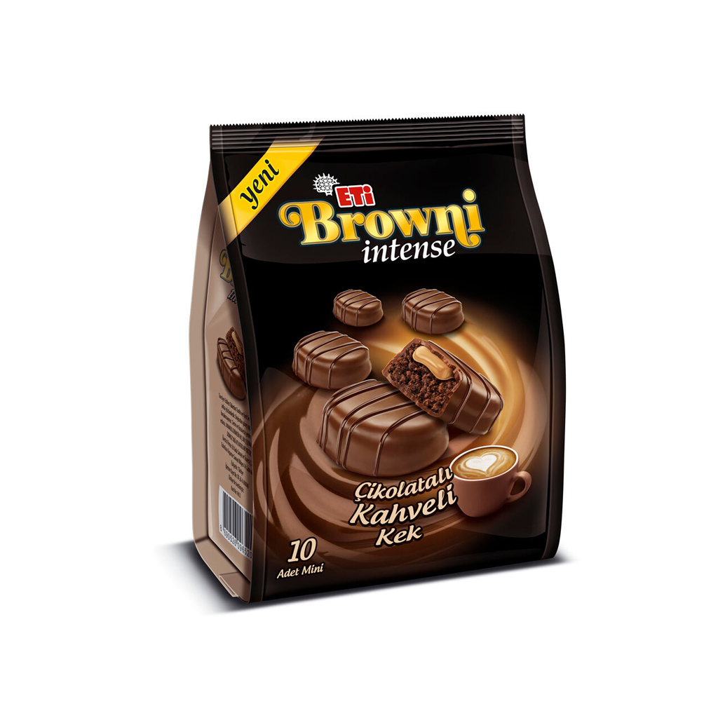 Eti Browni Chocolate With Coffe Intense Cake 160g