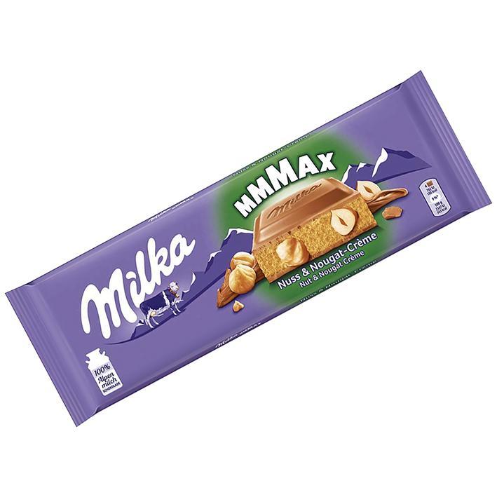 Milka Max Nuss &amp; Nougat Creme Chocolate 300g