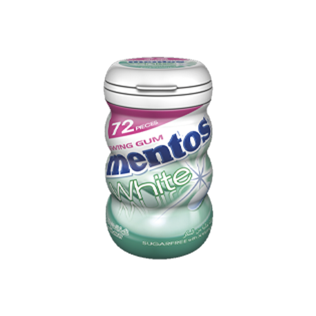 Mentos White Spearmint Gum 103g