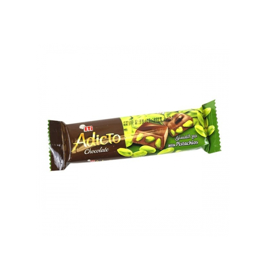 Eti Adicto Chocolate With Pistachio 30g
