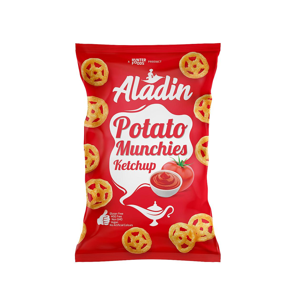 Hunter Aladin Potato Munchies ketchup Pufak 60g