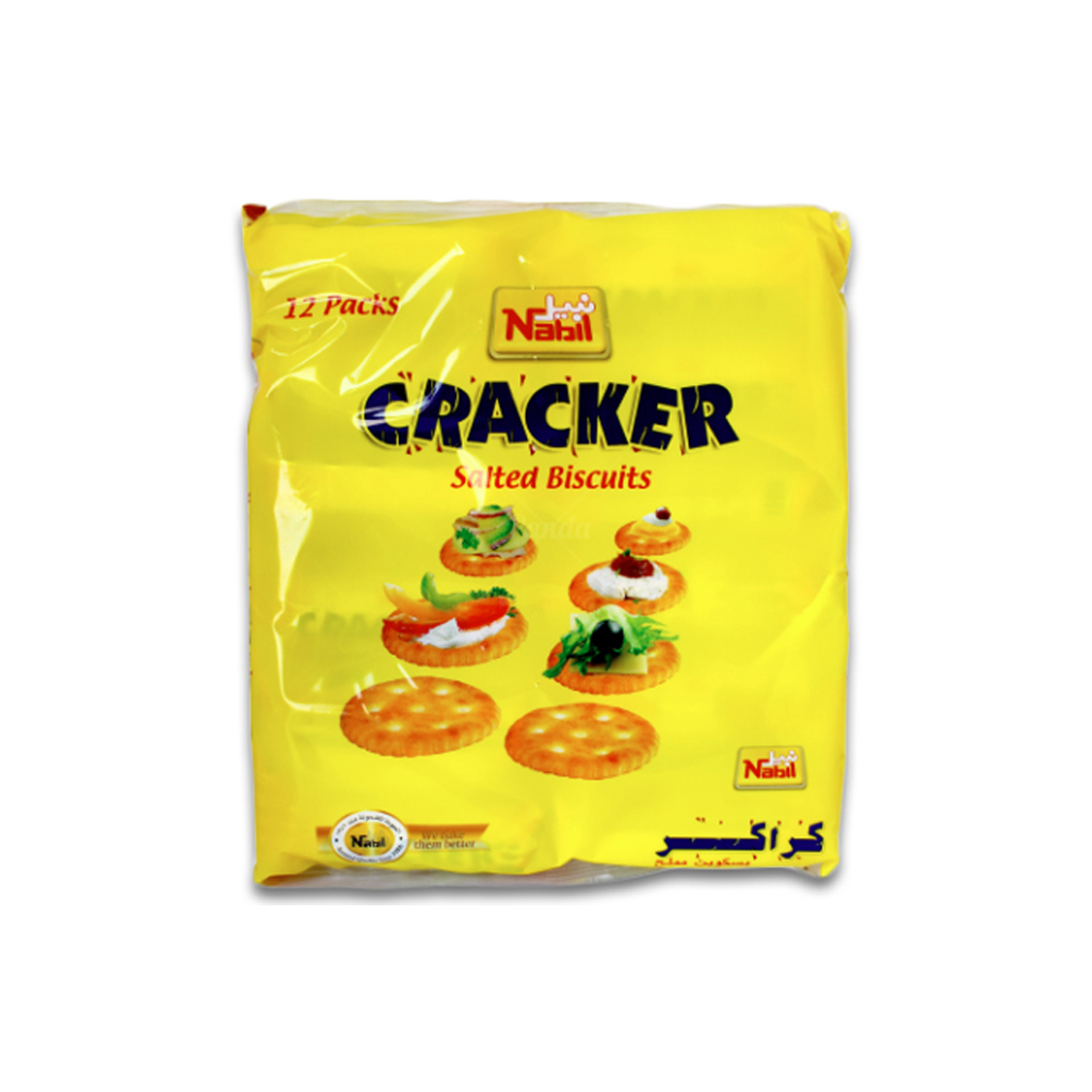 Nabil Cracker Salted Biscuit 2x12x35g