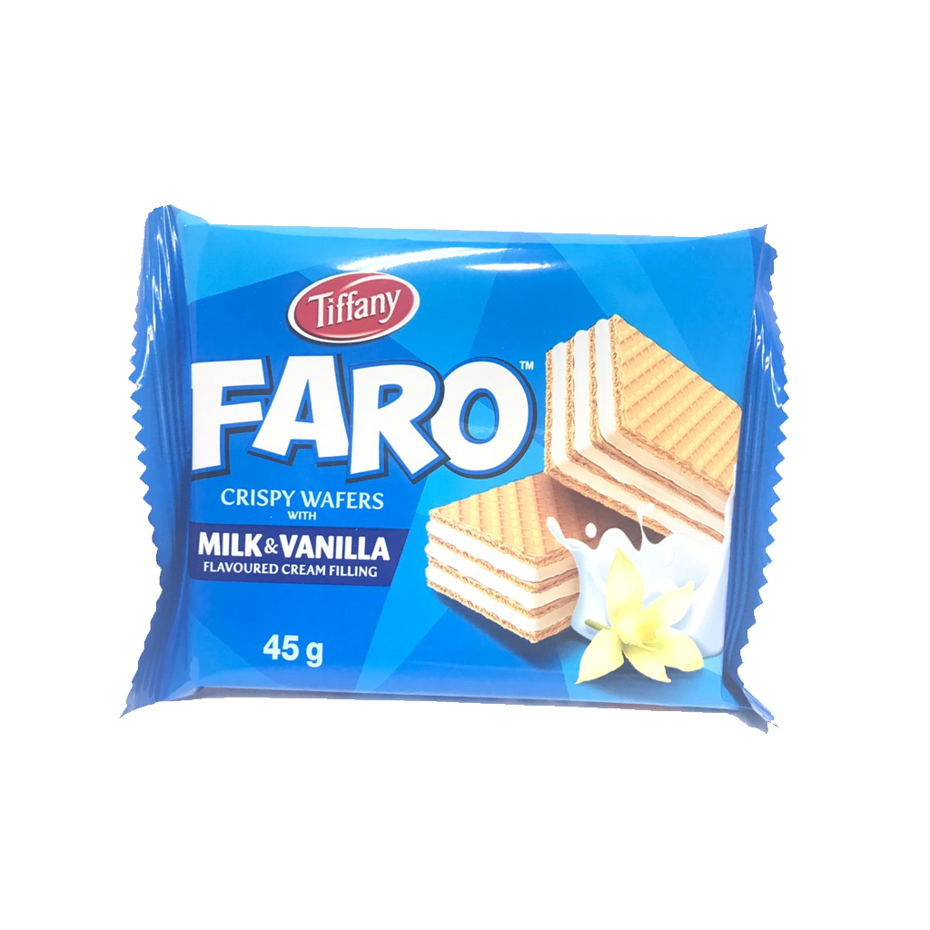 Tiffany Faro Milk &amp; Vanilla Wafer 45g