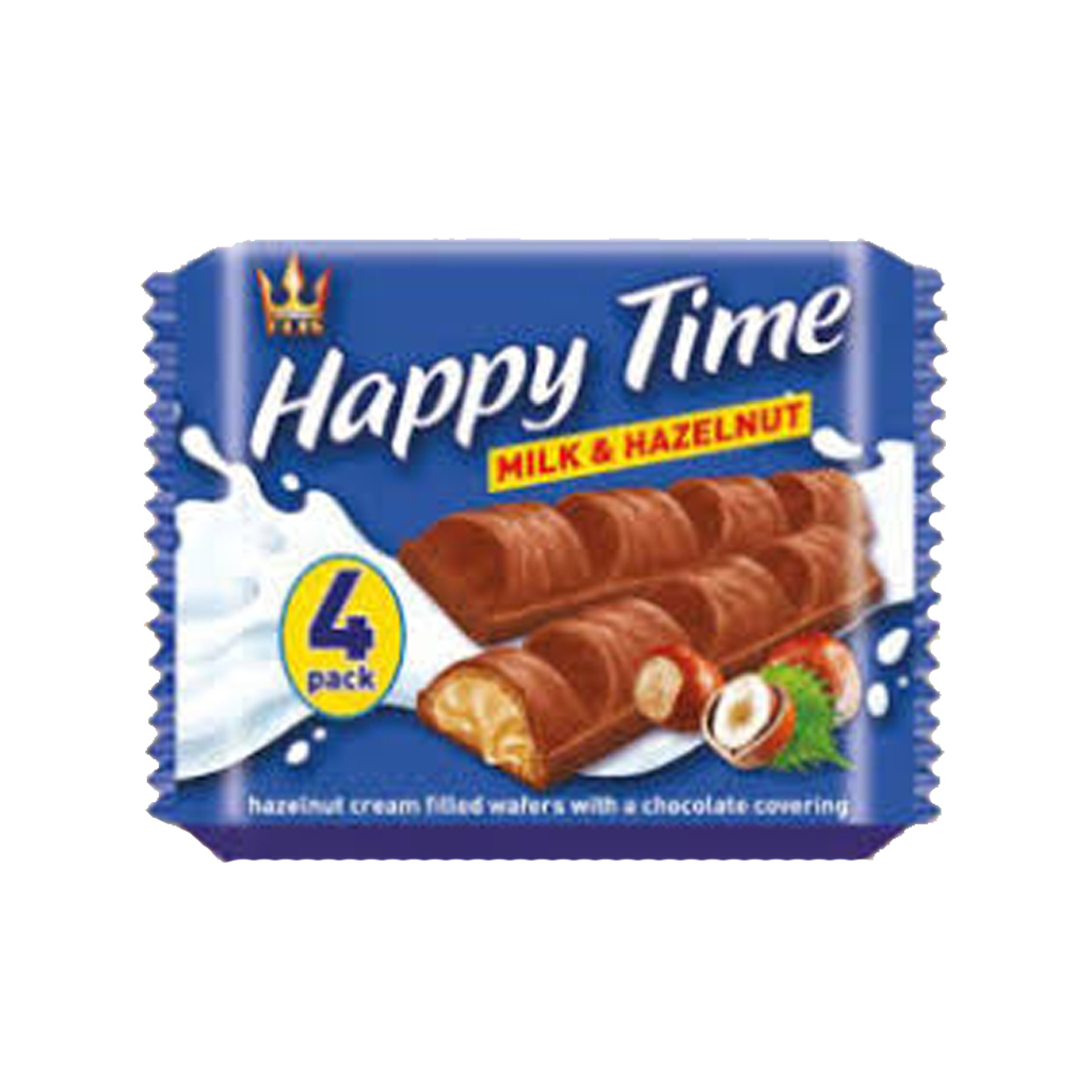 Happy Time Milk &amp; Hazelnut Wafer 92g