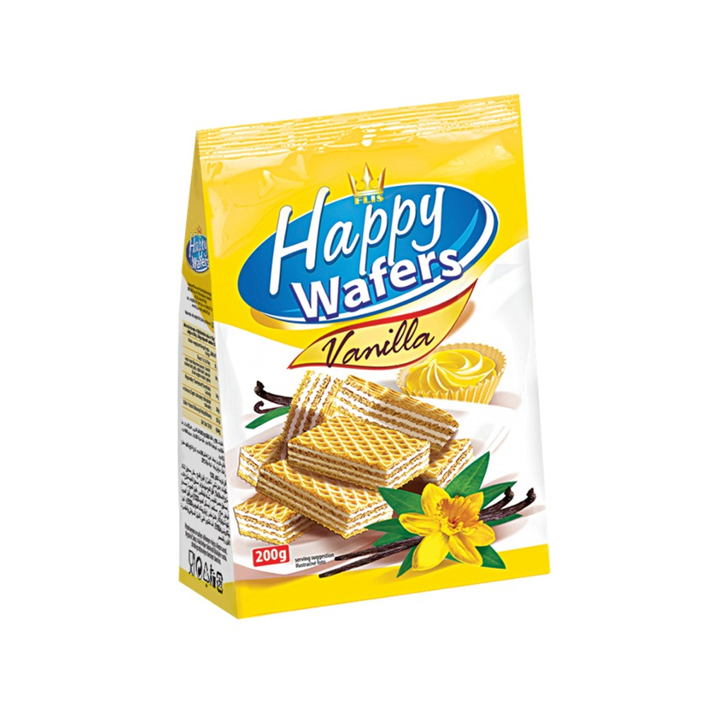 Happy Wafers Vanilla 200g