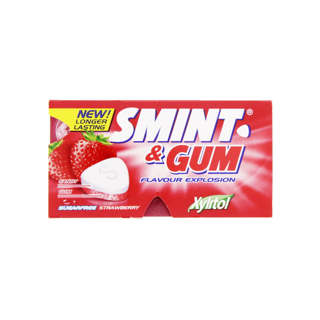 Smint &amp; Gum Strawberry 13.9g