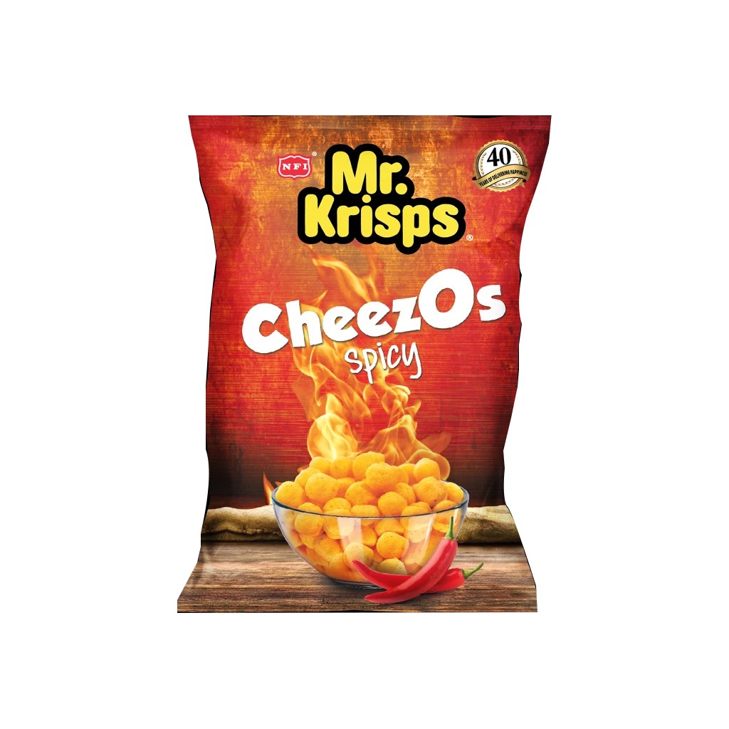 NFI Mr Crisps Cheezos Spicy Pufak 80g