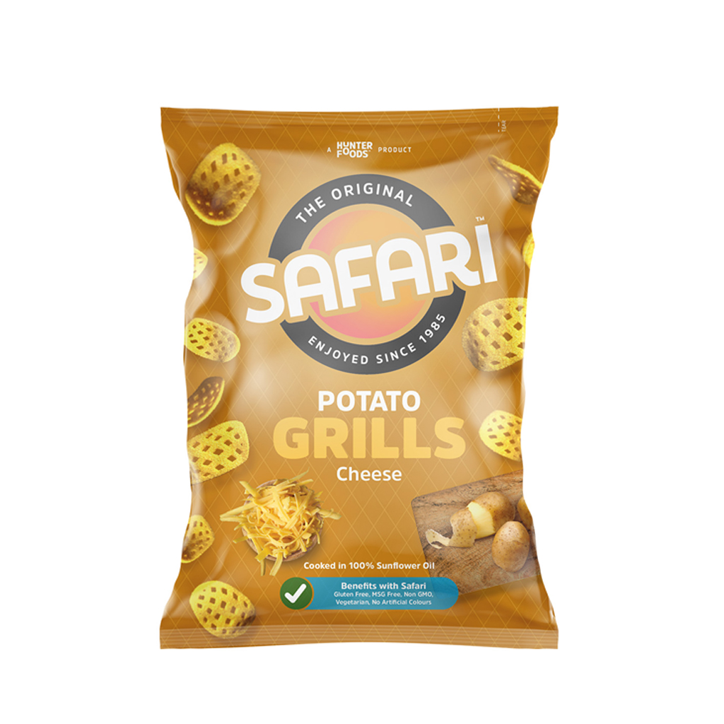 Safari Potato Grills Cheese Pufak 125g