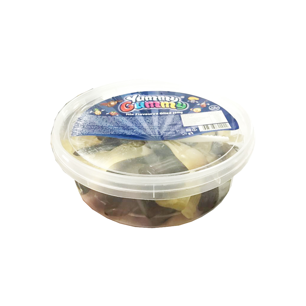 Yummy Gummy Mix Flavourd Oiled Jelly 600g