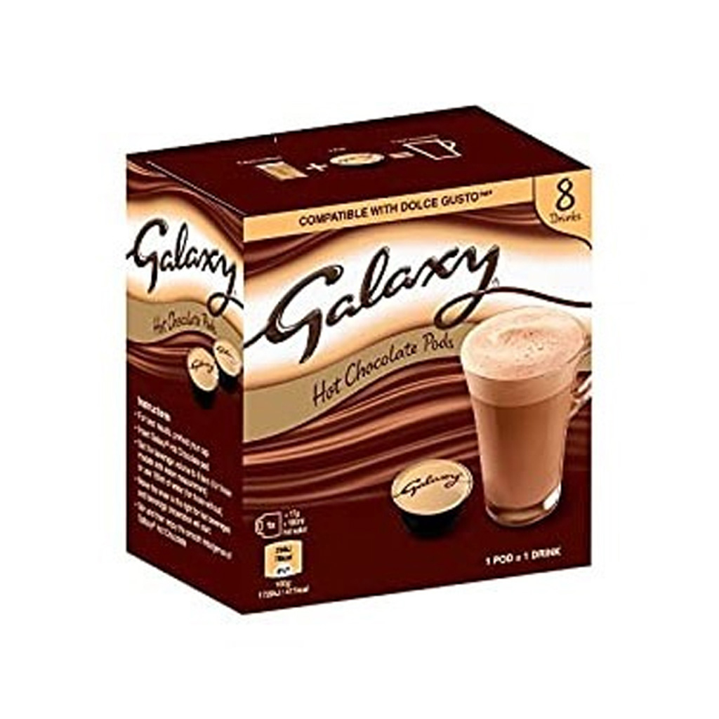 Galaxy Hot Chocolate Pods Drink 8x17g