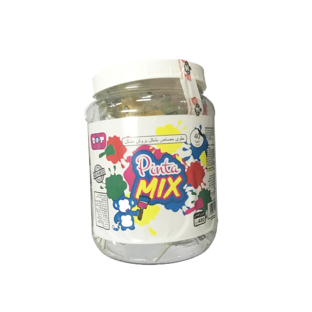 Pinta Mix Brush Lollipop 40x10g