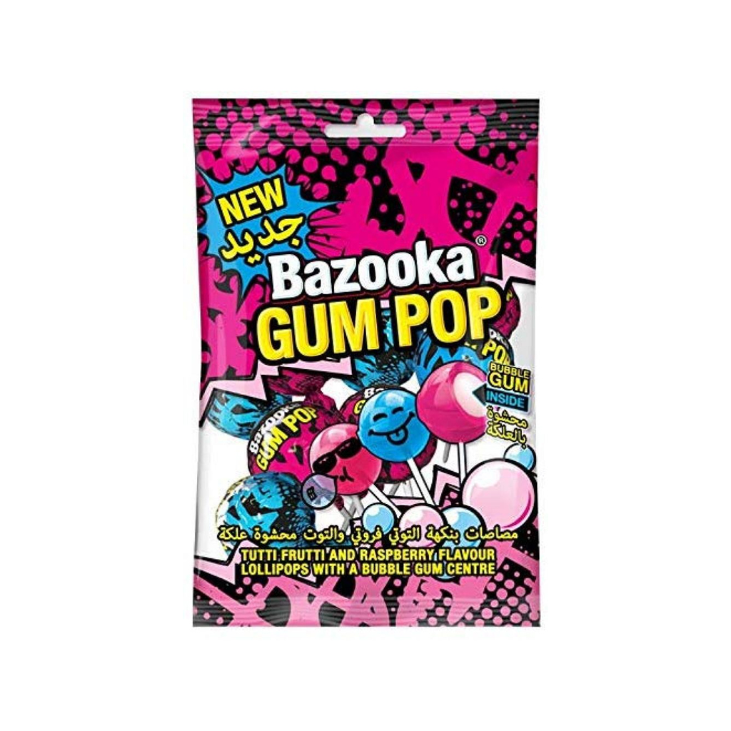 Bazooka Gum Pop Lollipop 140g