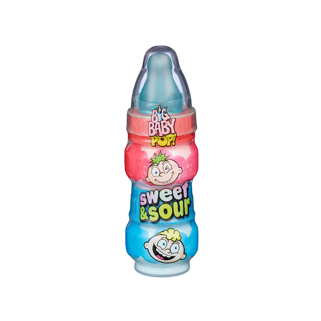 Bazooka Big Baby Pop Sweet &amp; Sour Candy 36g