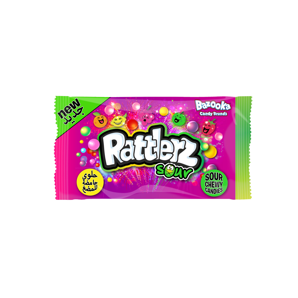 Bazooka Rattlerz Sour Candy 40g