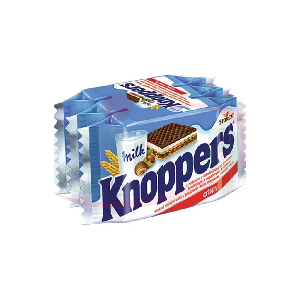 Storck Knoppers Crispy Milk Hazelnut Wafer 3x25g