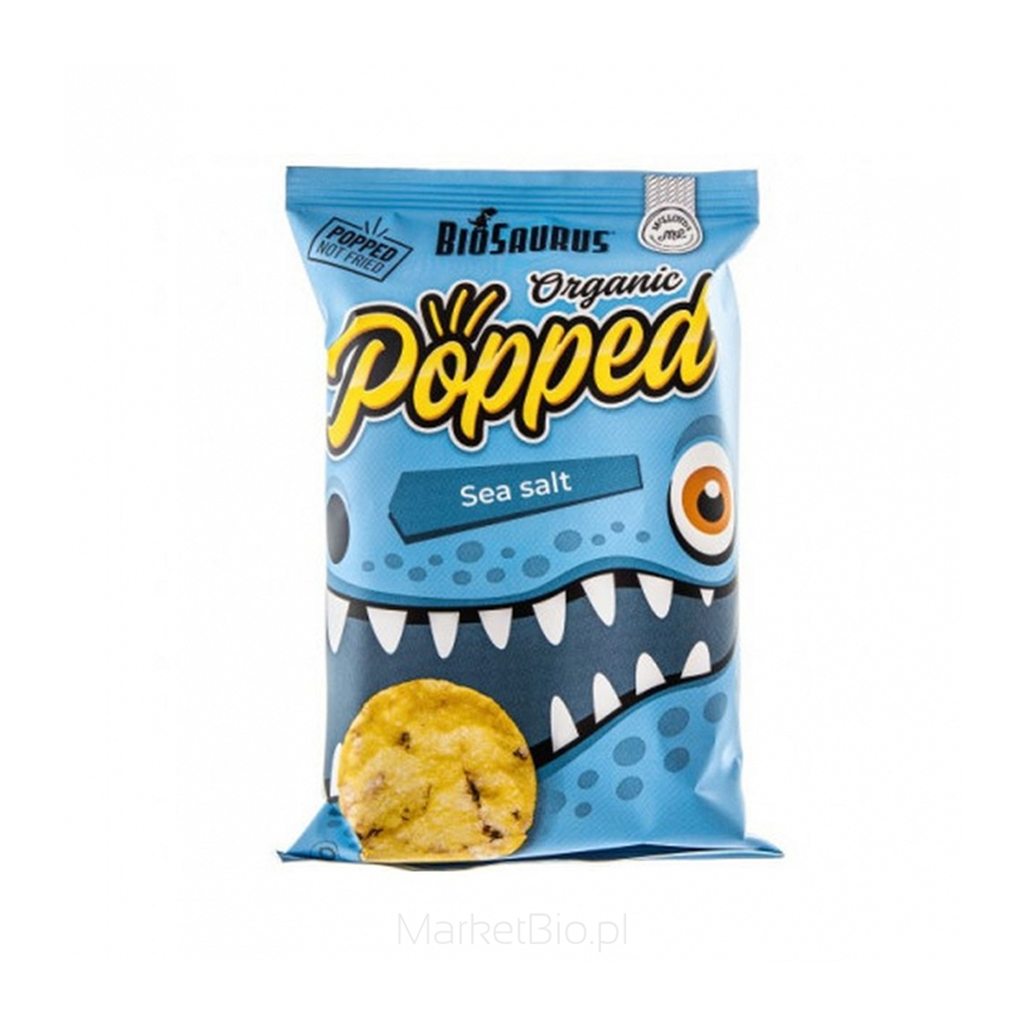 Biosaurus Popped Organic Sea Salt Pufak 25g