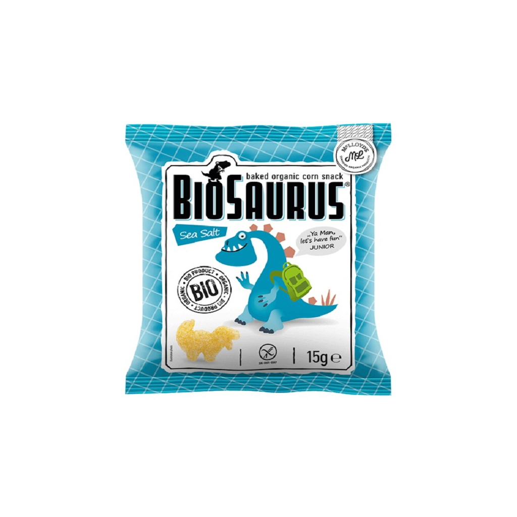Biosaurus Popped Organic Sea Salt Pufak 15g