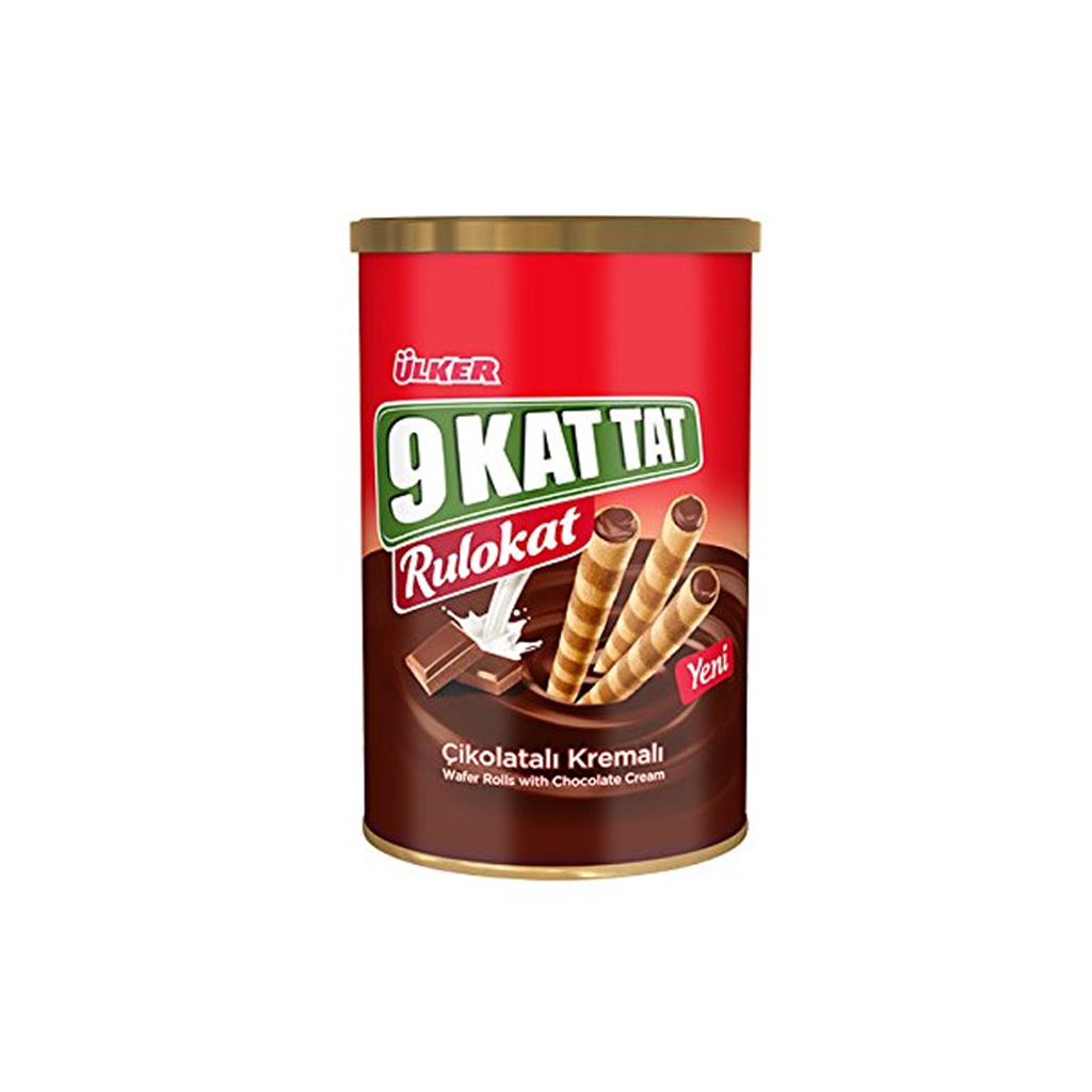 Ulker 9 Kat Tat Rulokat Chocolate Wafers 170g