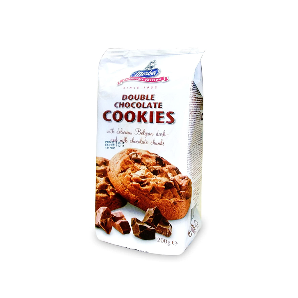 Merba Double Chocolate Cookies 200g