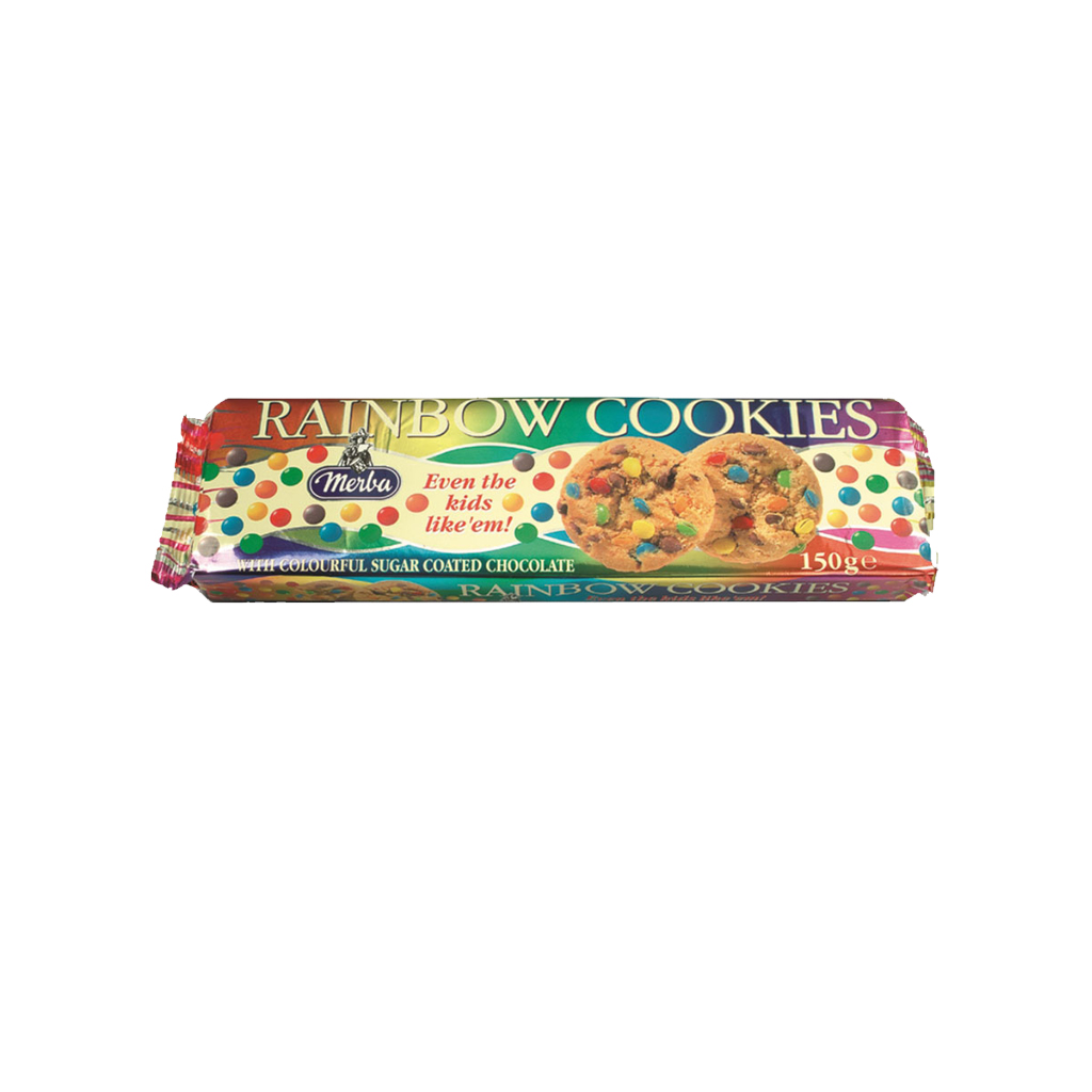 Merba Rainbow Cookies 150g
