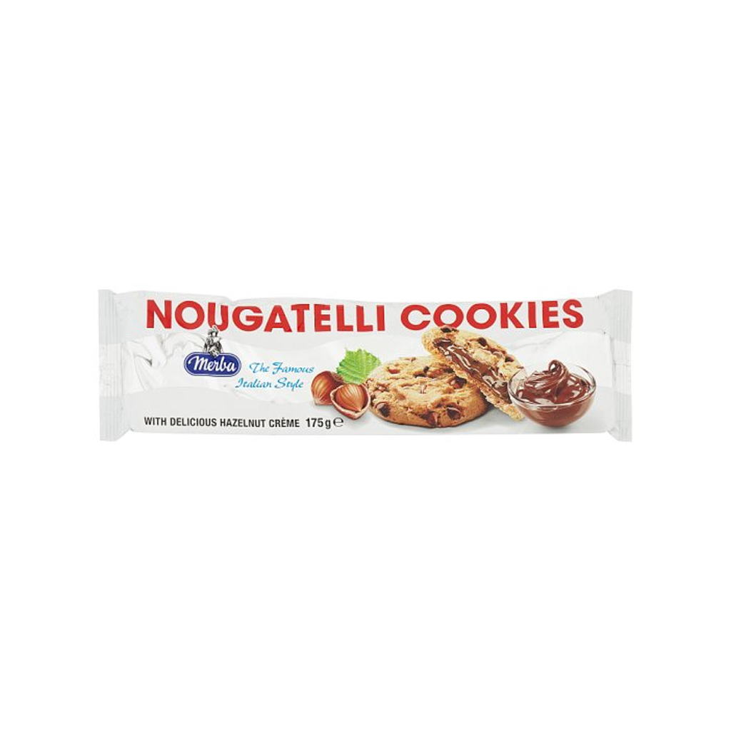 Merba Nougatelli Cookies 175g