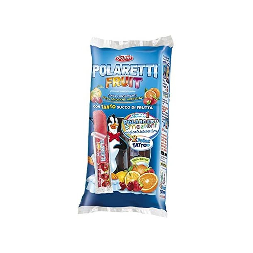 Dolfin Polaretti Fruit Ice Lollies Lollipop 10x40ml
