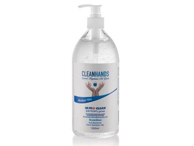  Cleanhand Sanitizer Gel 1000ml