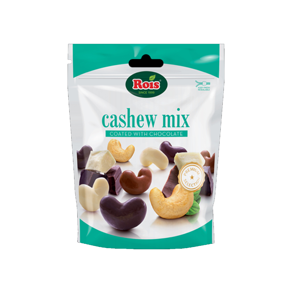 Rois Cashew Mix Coated With Chocolate 100g