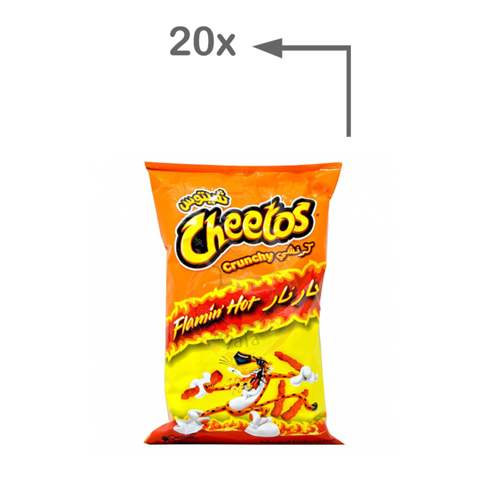 Cheetos Crunchy Flaming Hot Pufak 205g