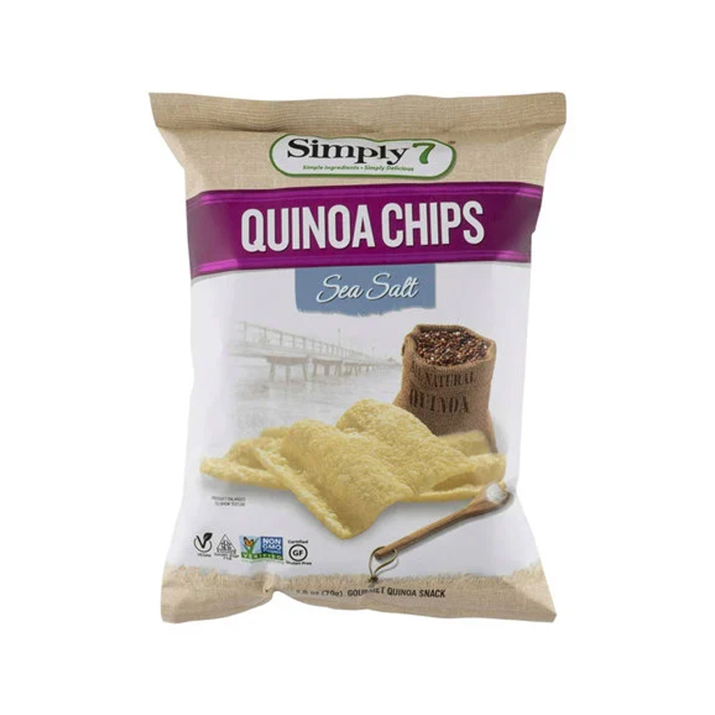 Simply 7 Quinoa Chips Sea Salt Potato 79g