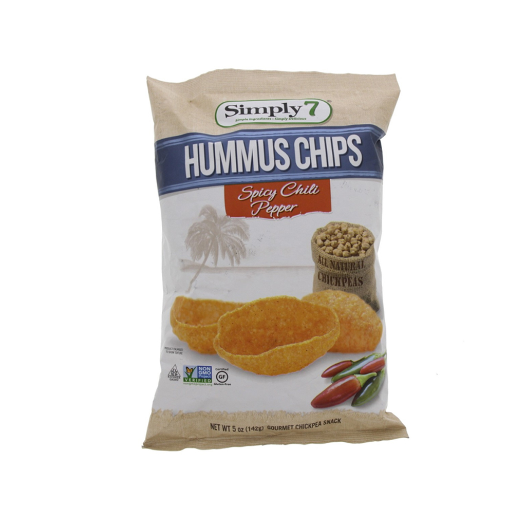 Simply 7 Hummus Chips Spicy Chili Pepper Potato 130g