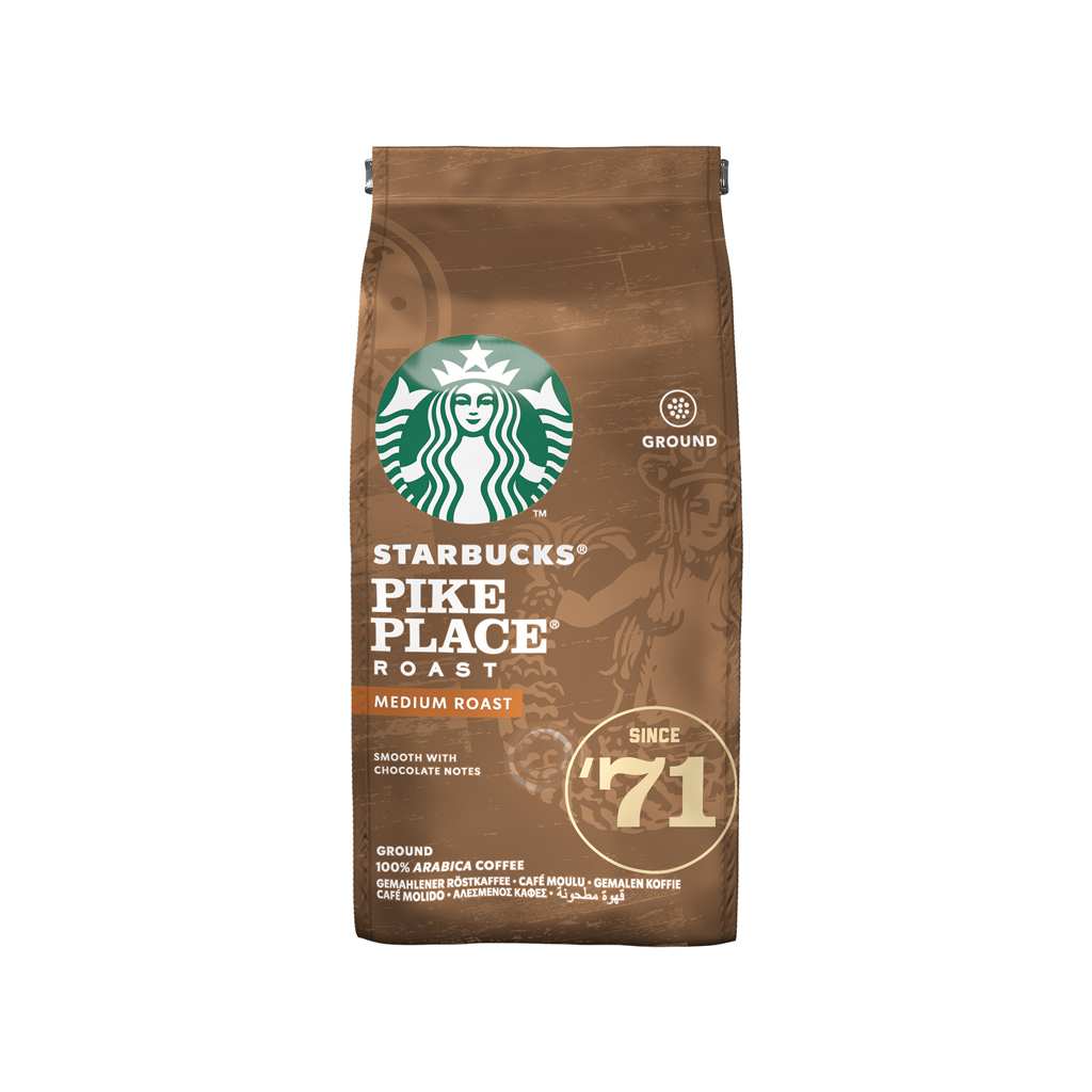 Starbucks Pike Place Roasted Mediam Roasted Coffee 200g