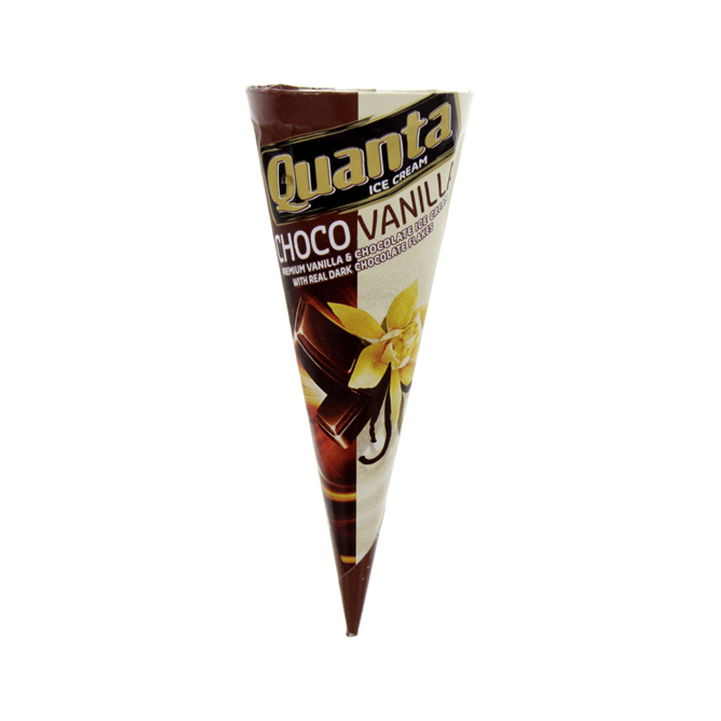 Quanta Choco Vanilla Ice Cream Cone 120ml