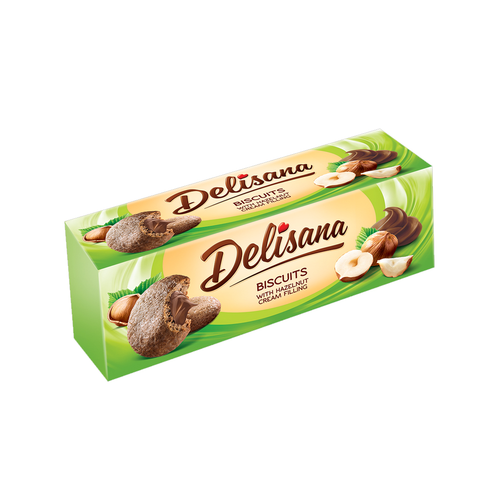 Delisana Cookies With Hazelunut Cream 170g
