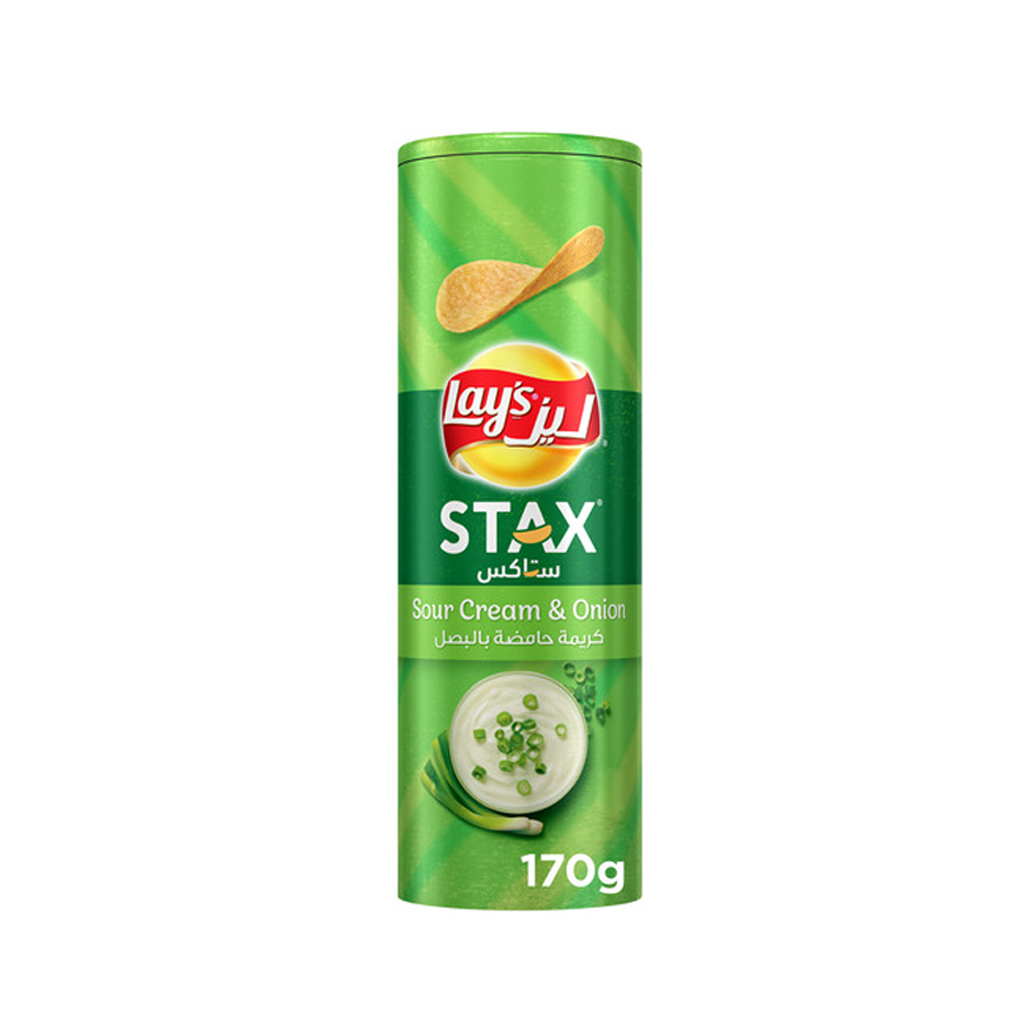 Lay's Stax Sour Cream and Onion Potato 170g
