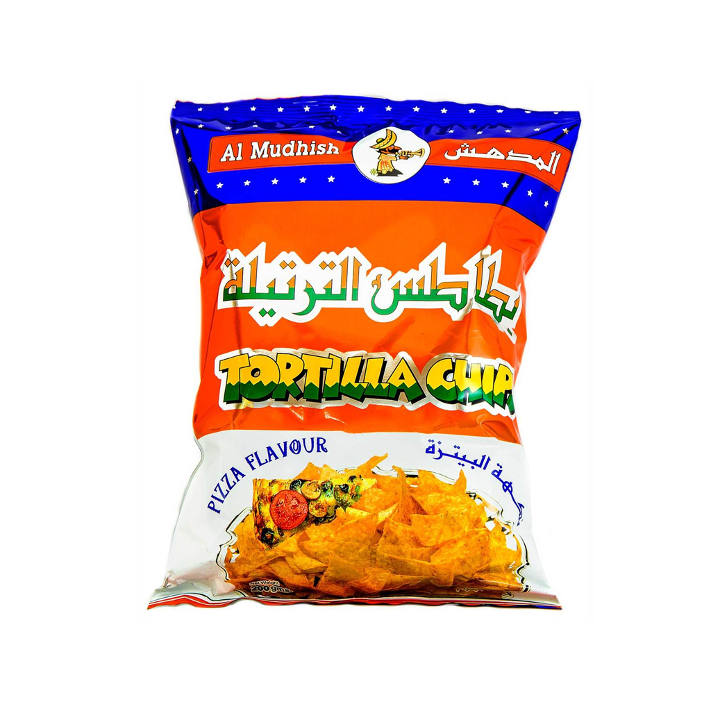 Al Mudhish Tortilla Chips Pizza Flavour 200g