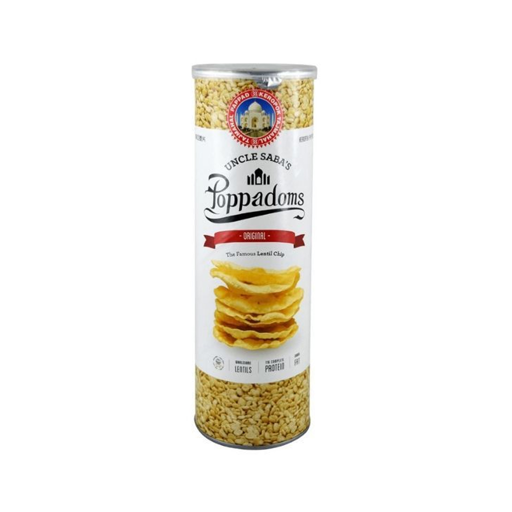 Uncle Saba's Poppadoms Original potato 70g