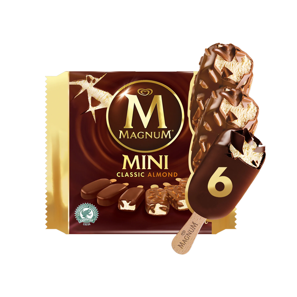 Magnum Ice Cream Mini Classic Almond 6x57.5ml
