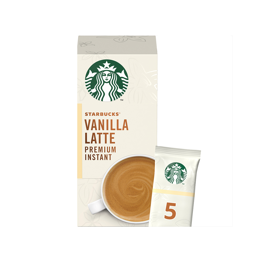 Starbucks Vanilla Latte Premium Instant Sachets Coffee 5x21.5g